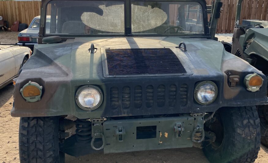 used humve military truck front view